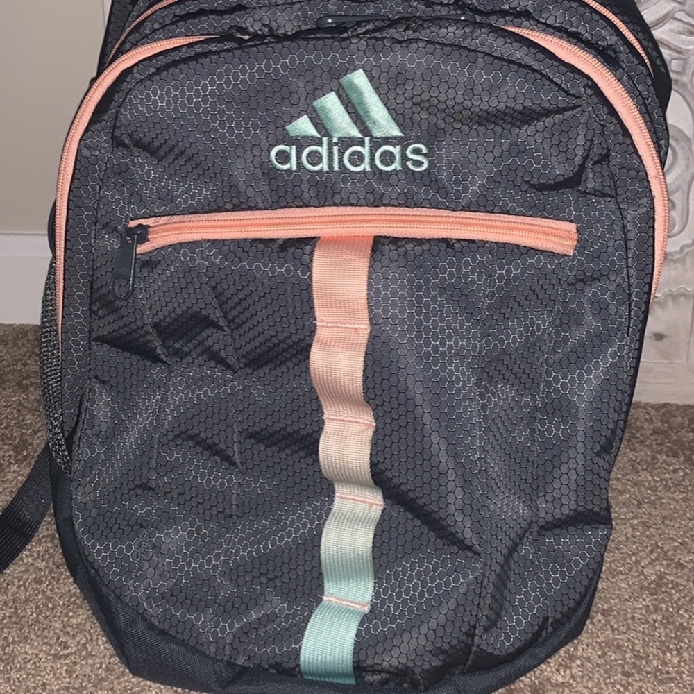 Adidas Peach/Mint/Grey Backpack